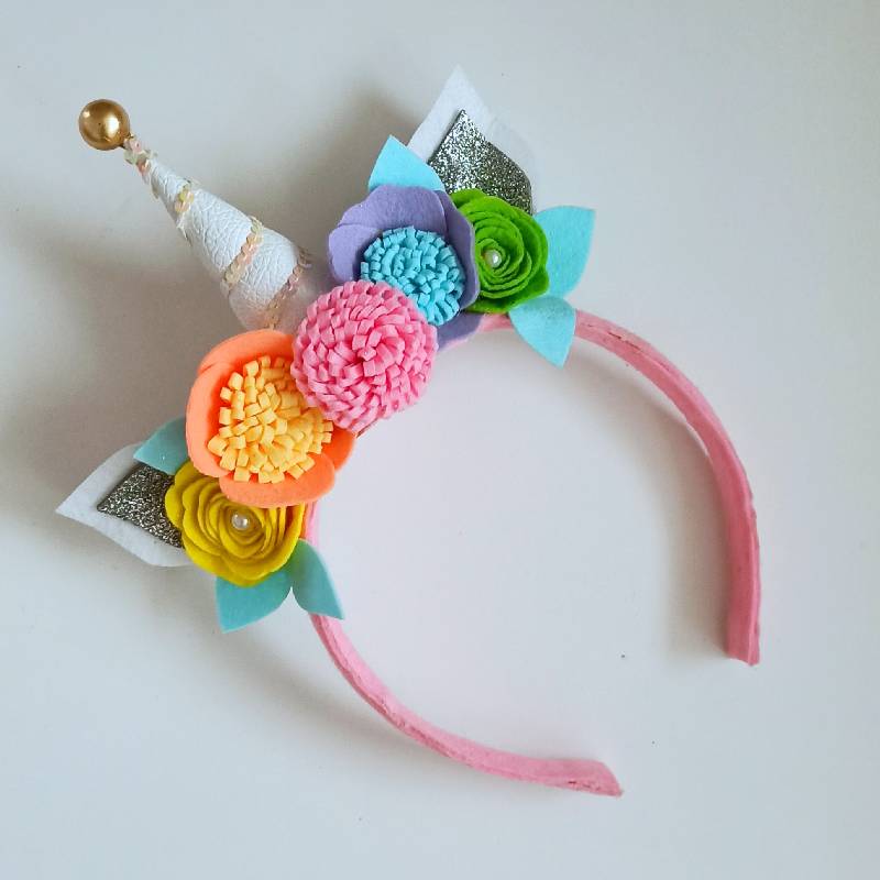 Unicorn Flower Headband